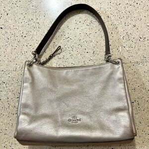 Coach Mia Metallic Shoulder Bag